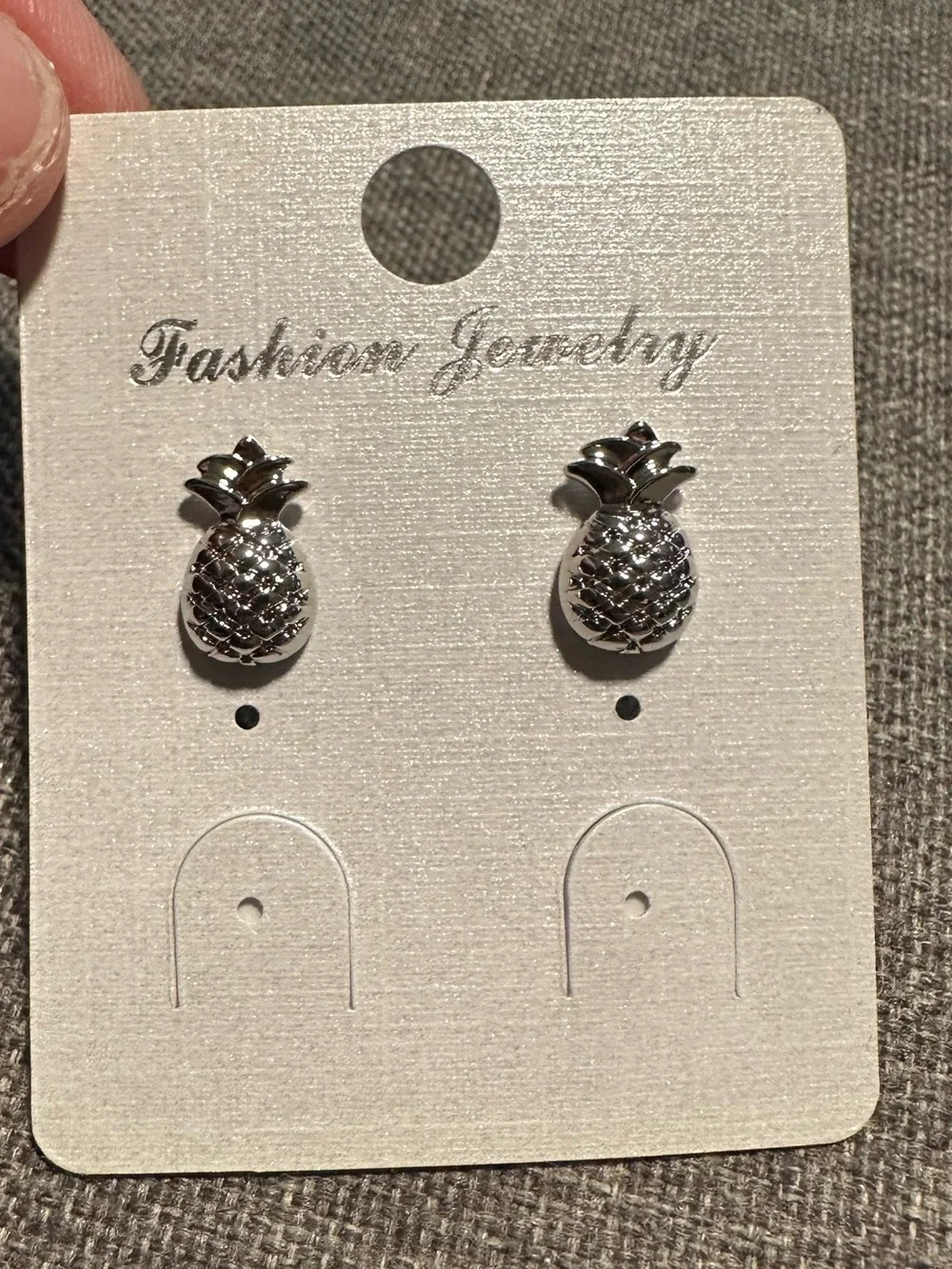 Pineapple Stud Earrings NWT
